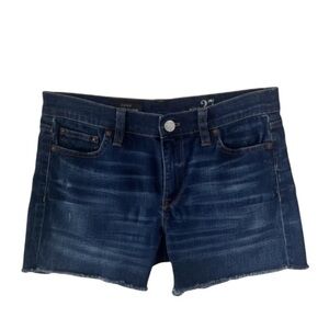 J Crew Indigo Cutoff Denim Shorts Size 27